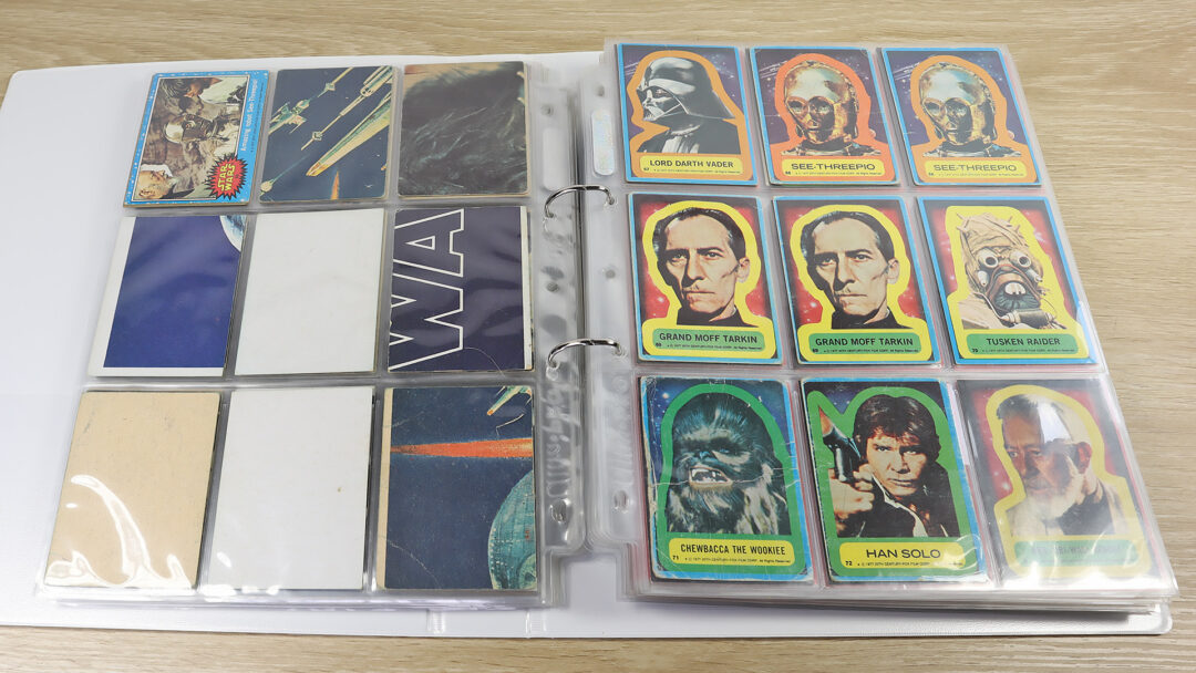 Allens & Regina Star Wars trading cards